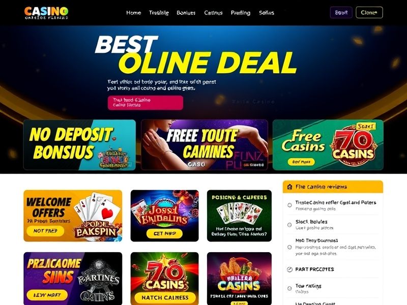 Discover the latest and most reliable best online casino deals, including exclusive bonuses, real money promotions, and expert-recommended platforms. Stay updated with verified gambling offers for 2024.